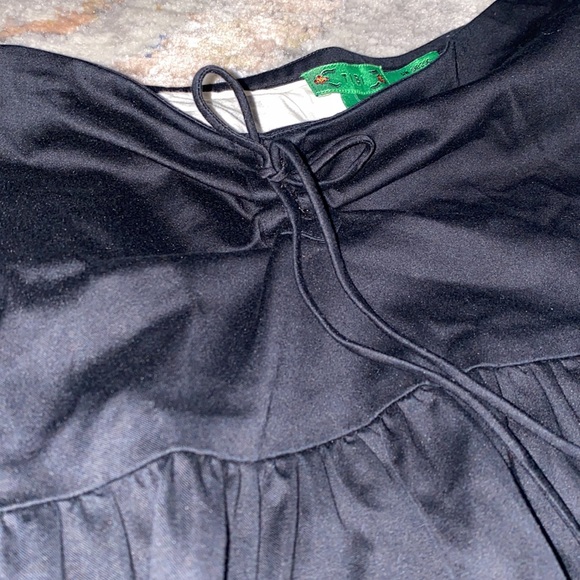 Black knee length TIBI skirt , size US10. - Picture 3 of 5